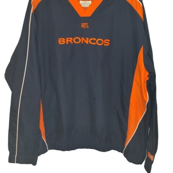 Denver Broncos pullover jacket. - Picture 3 of 4